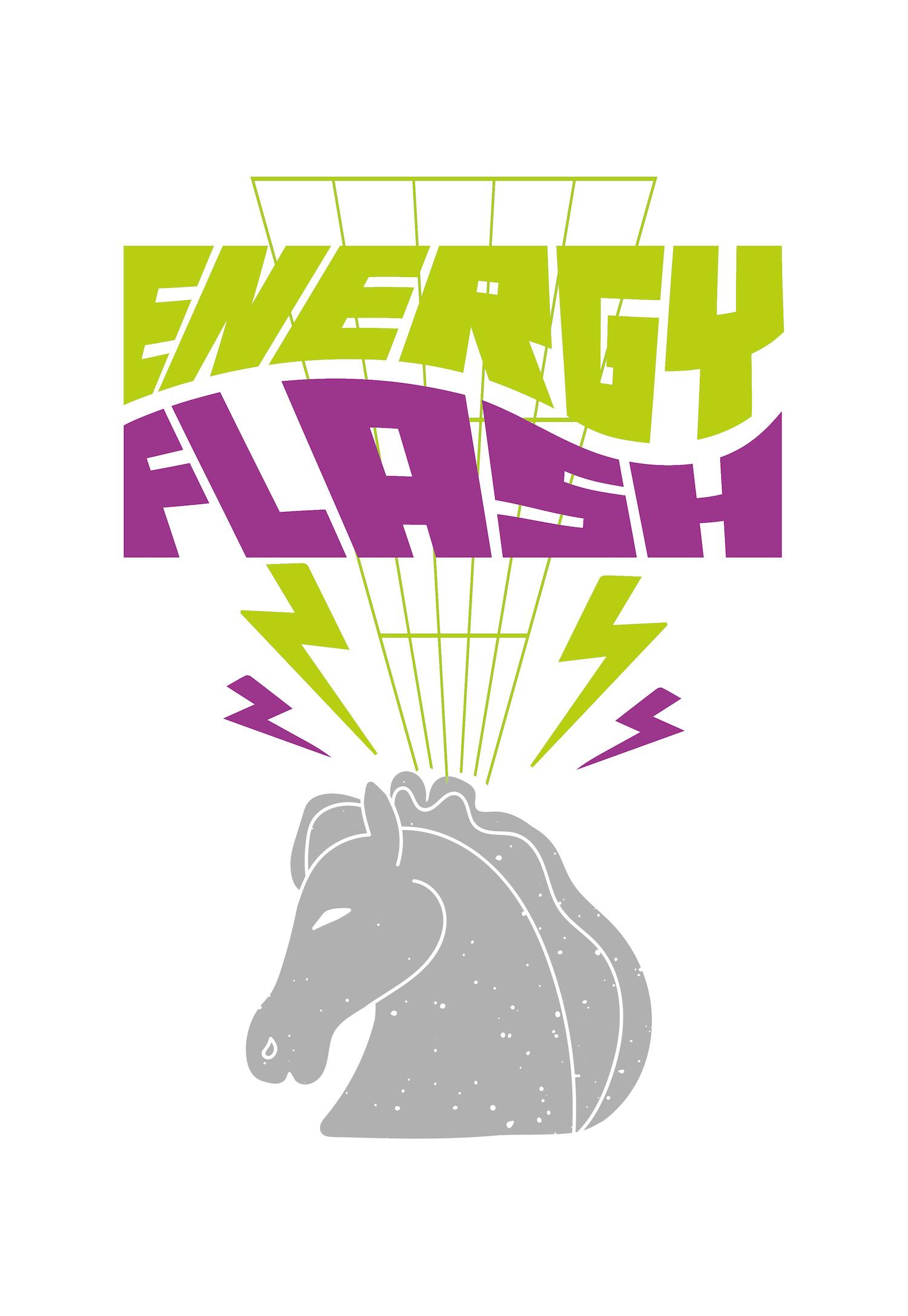 Energy Flash Print White
