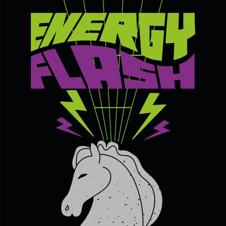 Energy Flash Poster Black