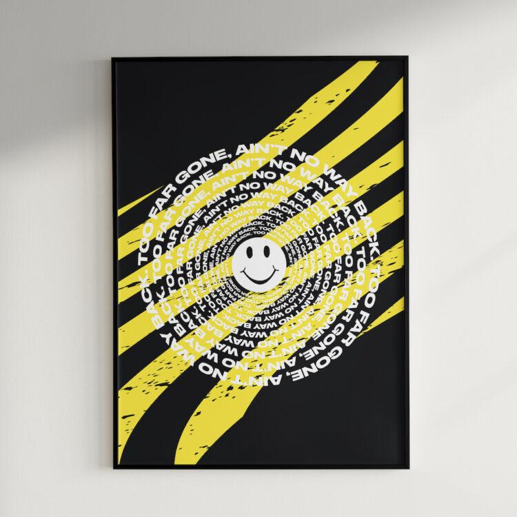 No Way Back Print Black