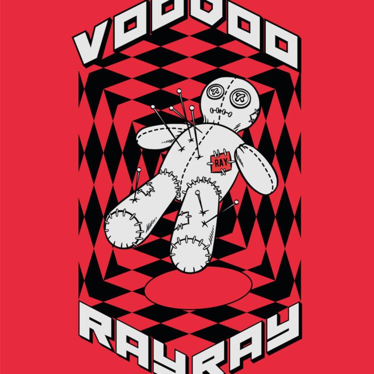 Voodoo Ray Print Red
