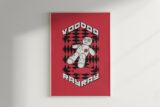 Voodoo Ray Print Red