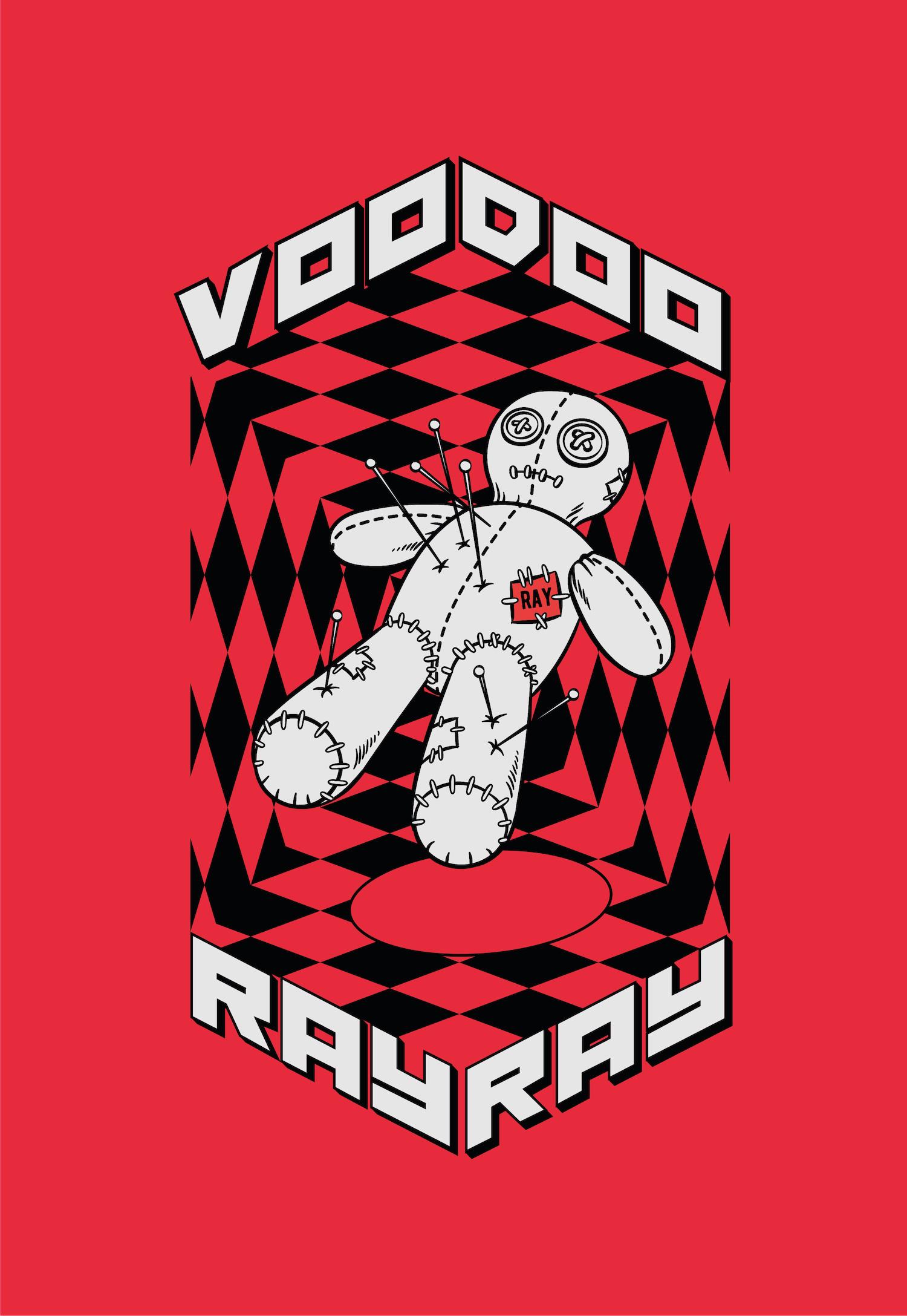 Voodoo Ray Print Red